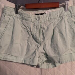 H&M Women's Mint Green Shorts